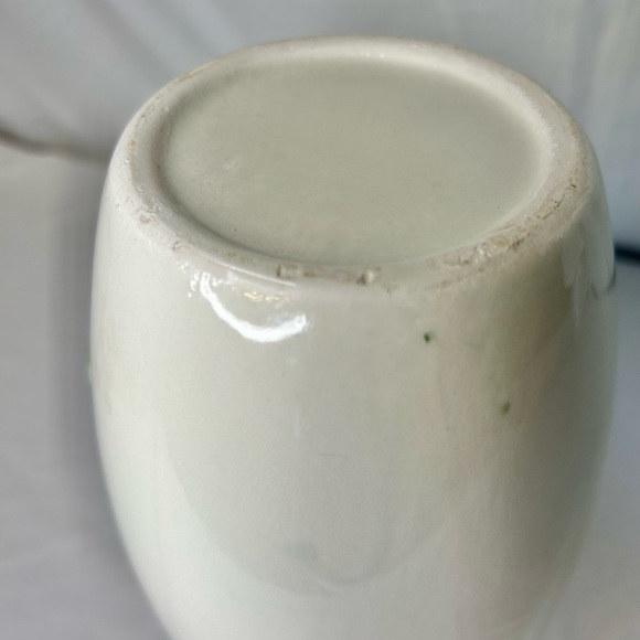 Vintage Vase Daffodils in Bloom Vase Cream with Orange Flowers Ceramic Vase 9.5” - Picture 8 of 12